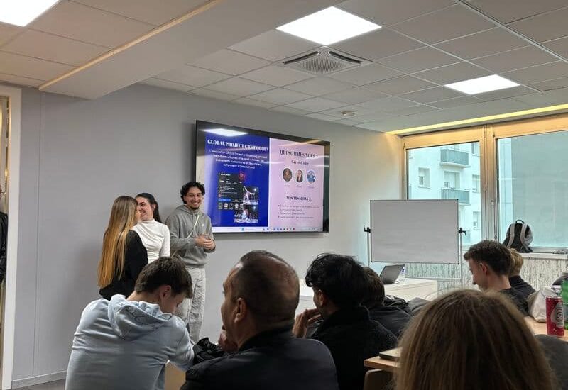 Étudiants FILEA présentent leur projet associatif dans le cadre de FILEA s’engage à Strasbourg