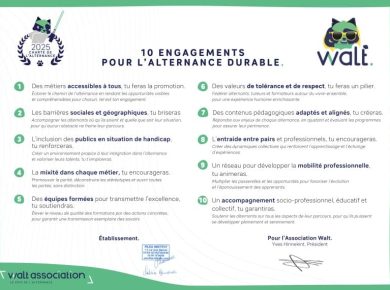 Logo FILEA et Walt ensemble pour une alternance durable