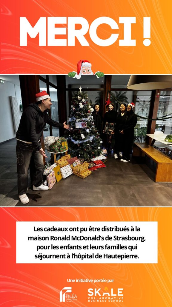 Cadeaux offerts aux enfants et familles de la Maison McDonald's de Strasbourg